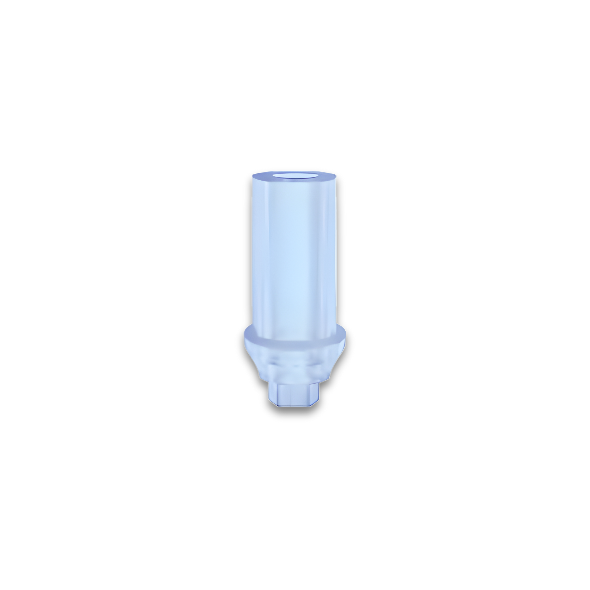 Ausbrennbares Abutment Wide - Acryl - Großes Gingivaprofil - Antirotation - Hex