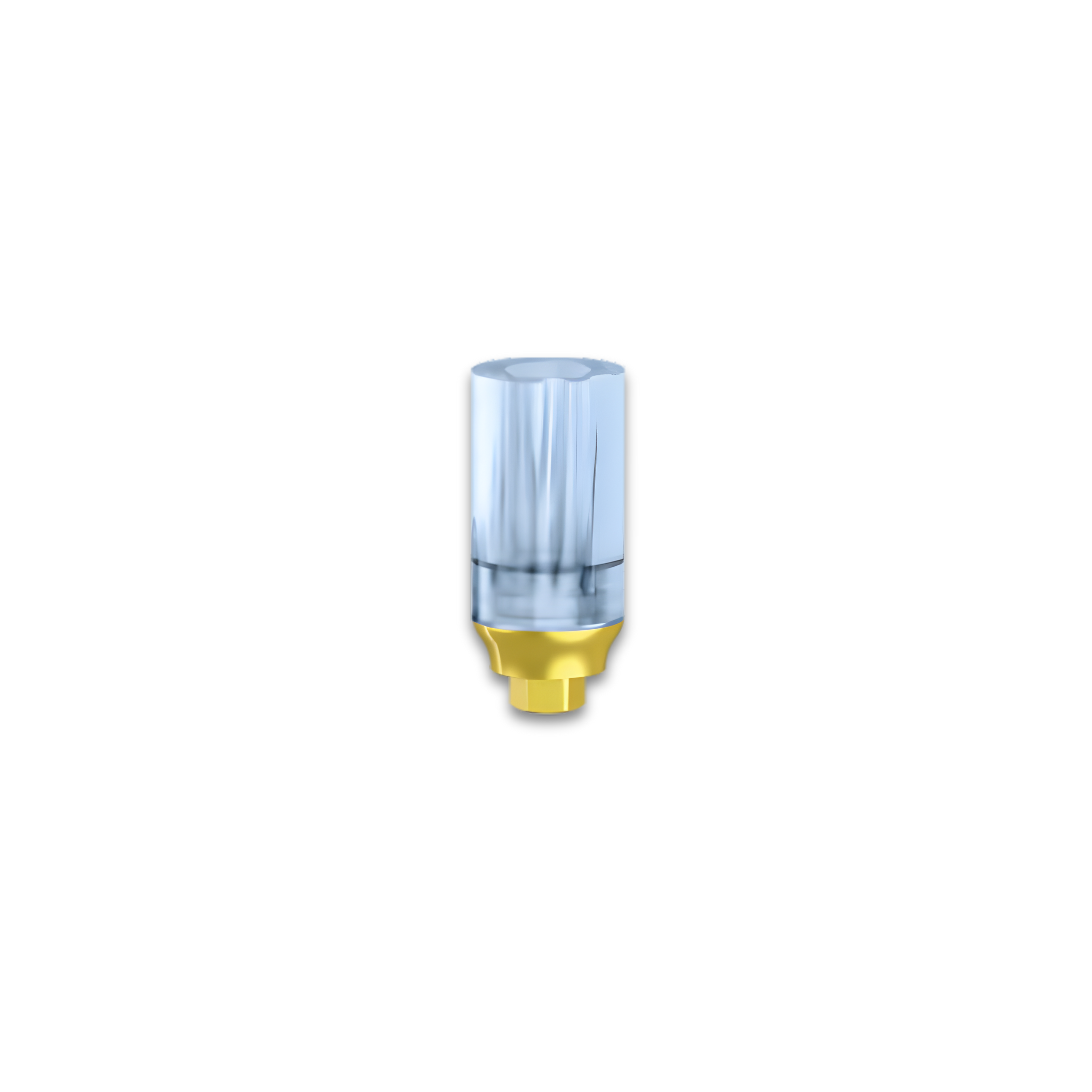 UCLA-Goldabutment - Gold-/Platin-/Iridium-Basis - Antirotation Hex - Großes Gingivaprofil