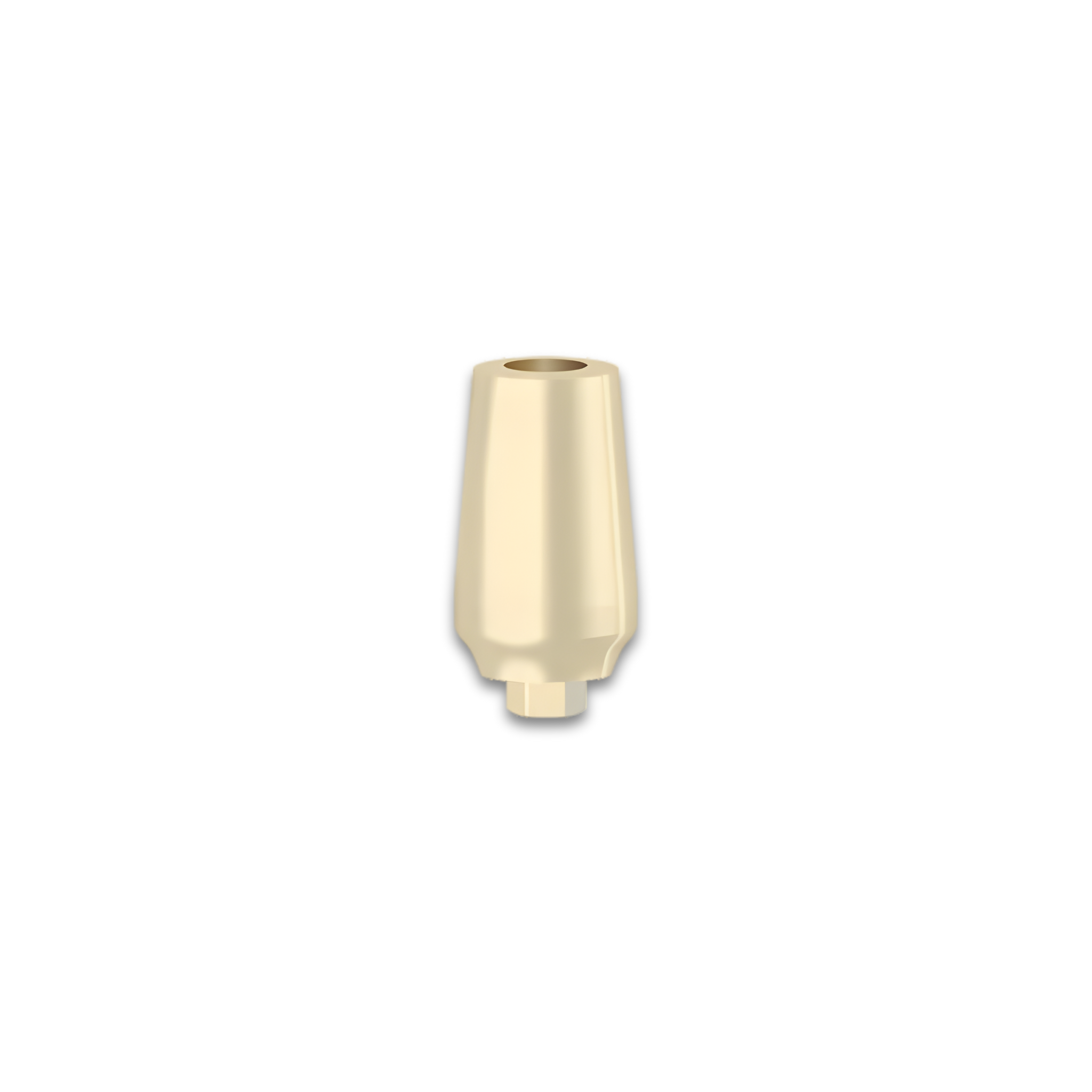 Ästhetisches Provisorisches Abutment - Medizinisches PEEK - Antirotation Hex - Großes Gingivaprofil