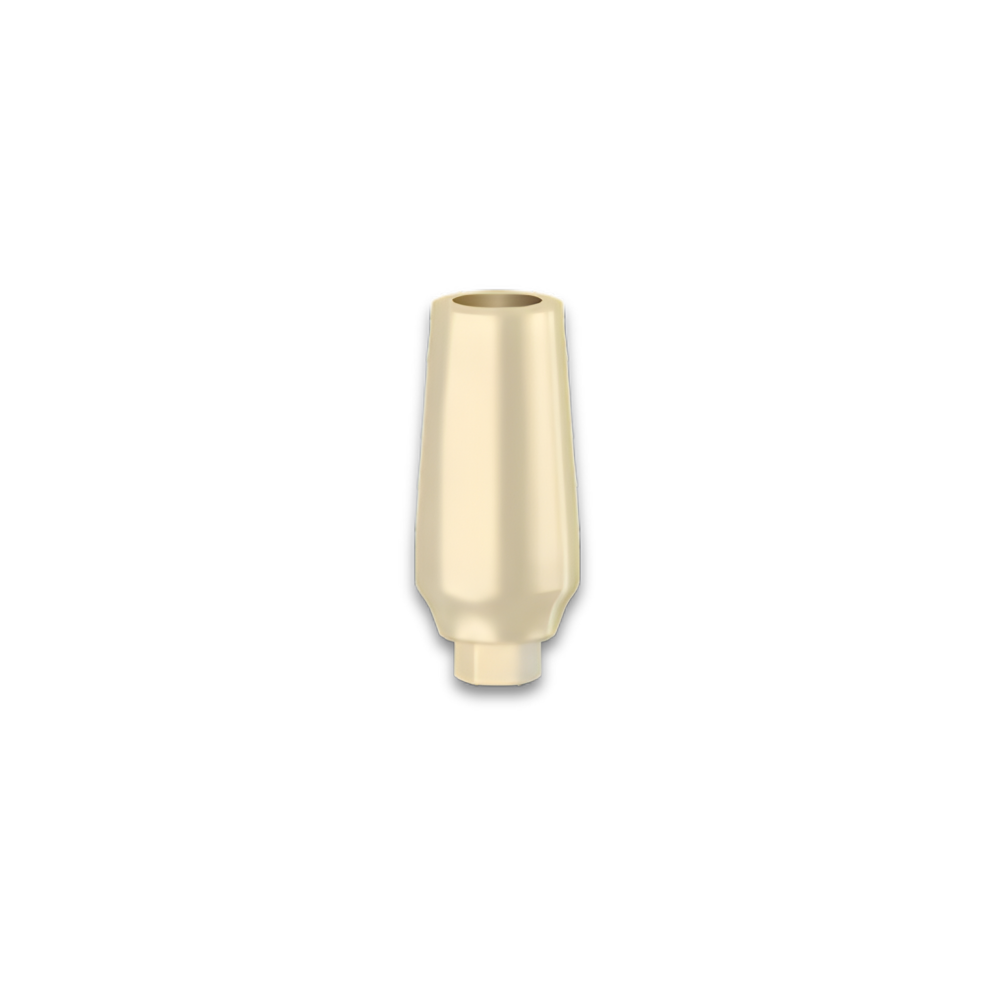 Provisorisches ästhetisches Abutment - Medizinisches PEEK - Antirotation Hex - Standard-Gingivaprofil