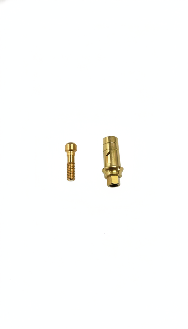 Basis-Link für Klebetechnik - Titan Gr. 5 - Antirotation Hexagon