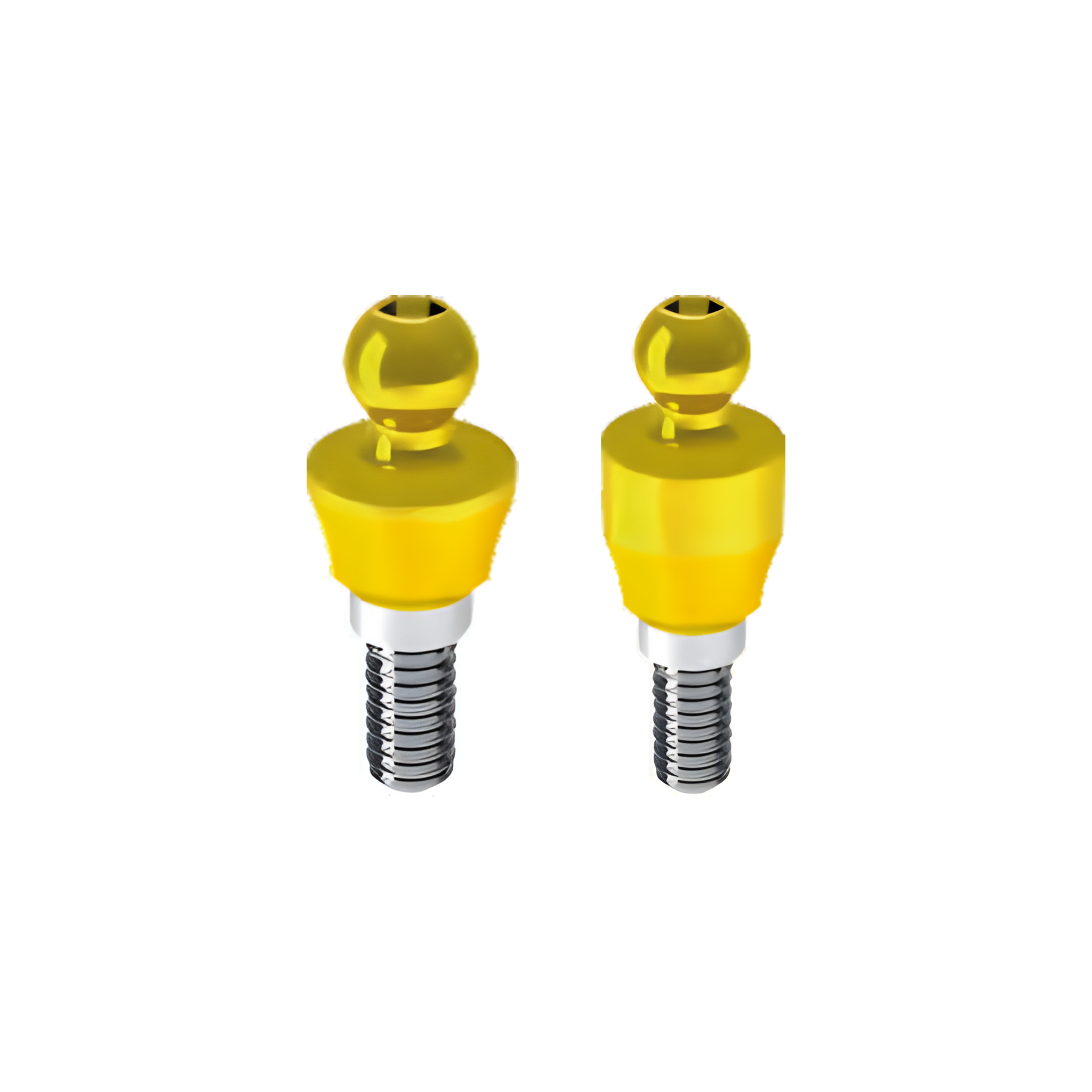 Kugelabutment für Overdenture - Titan Gr. 5 PVD TiN - CPS Standard-Gingivaprofil