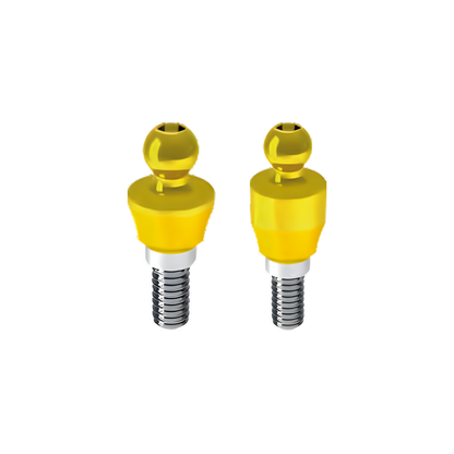 Kugelabutment für Overdenture - Titan Gr. 5 PVD TiN - CPS Standard-Gingivaprofil
