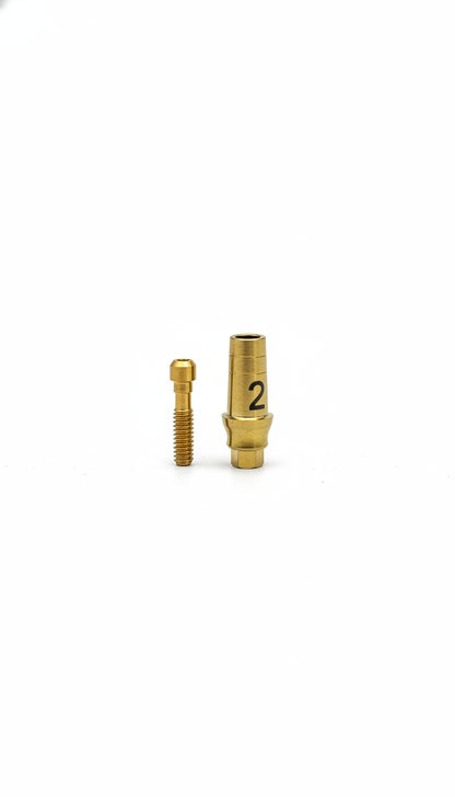 Basis-Link für Klebetechnik - Titan Gr. 5 - Antirotation Hexagon